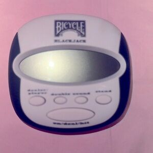 Techno Source 2009, Bicycle Blackjack Electronic Handheld Game Ag13(LR44).